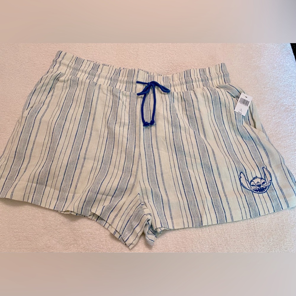 Disney Parks Lilo and Stitch drawstring shorts women’s XL NWT